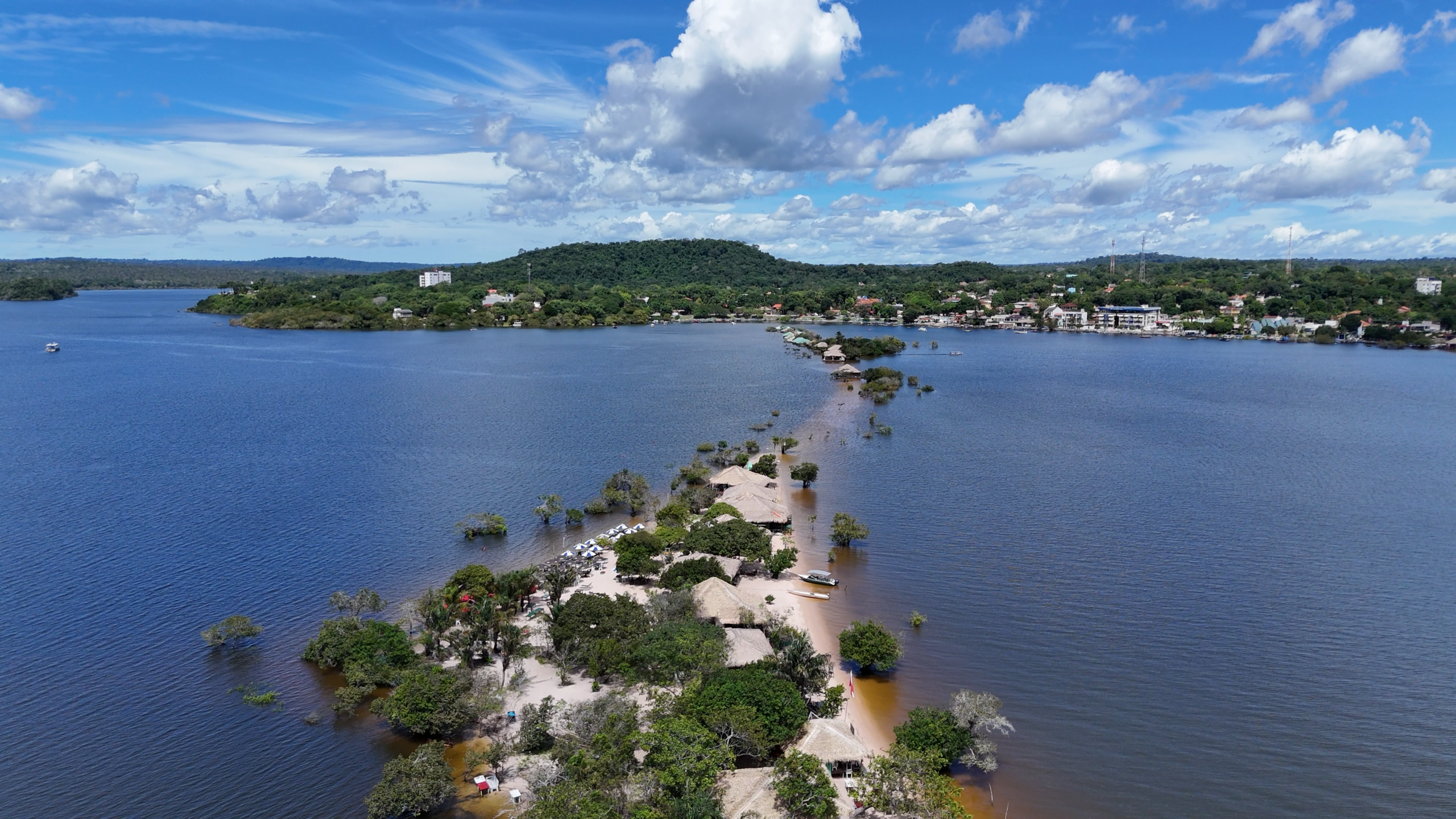 Paisagem de Alter do Chão, em Santarém, Pará